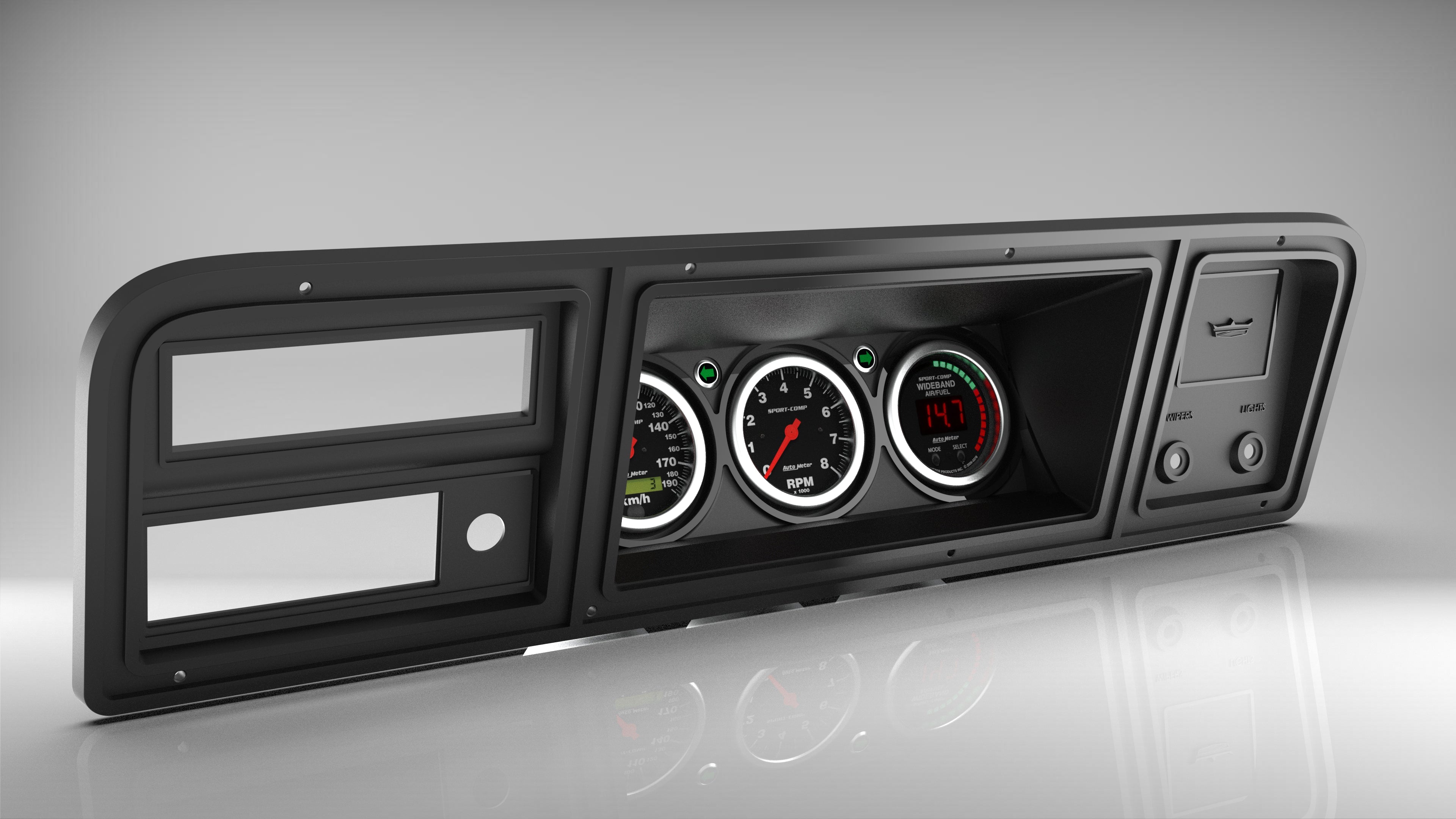 Ford 1973-79 F Series & 78-79 Bronco Dash Cluster - *COMPLETE FRONT AND REAR*
