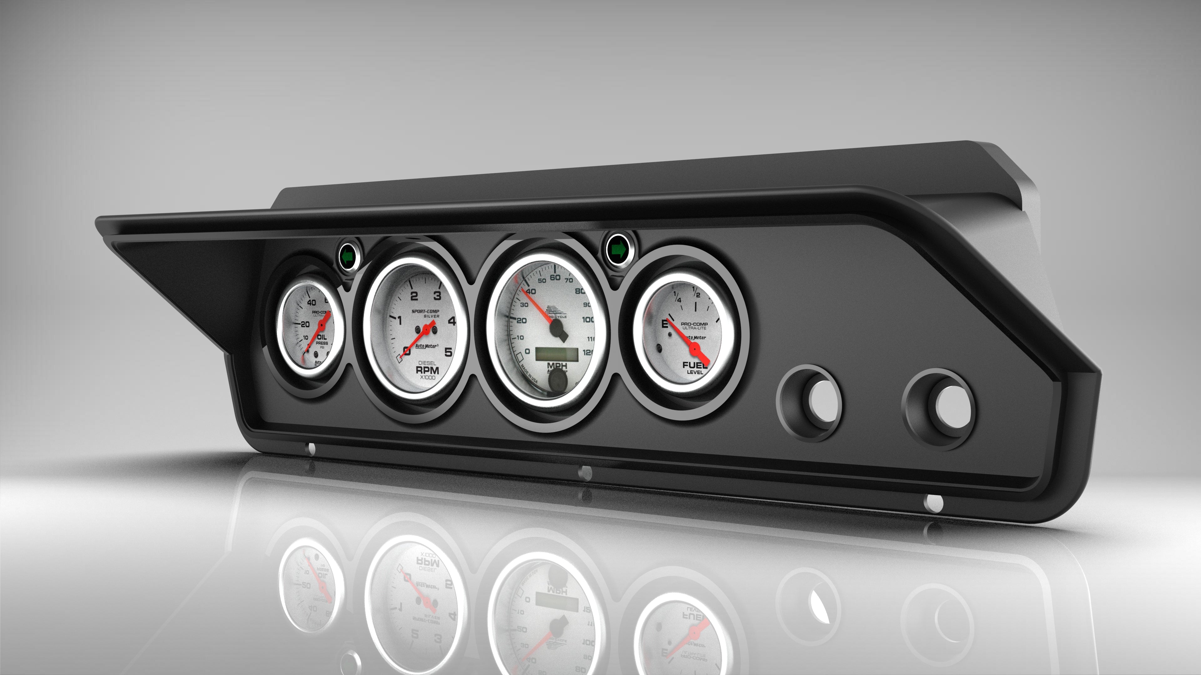 Chrysler VE/VF Valiant Dash Cluster - Digital
