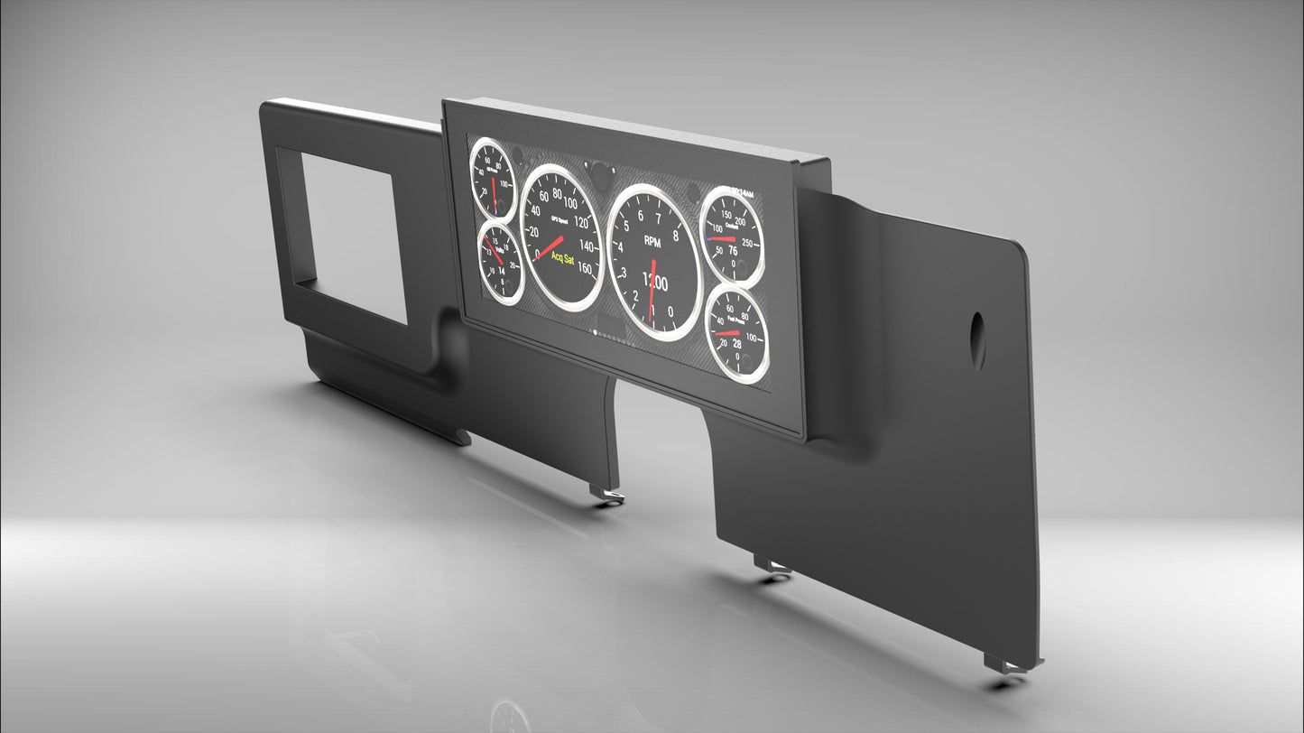 Holden WB Statesman Dash Cluster - Holley 12.3"