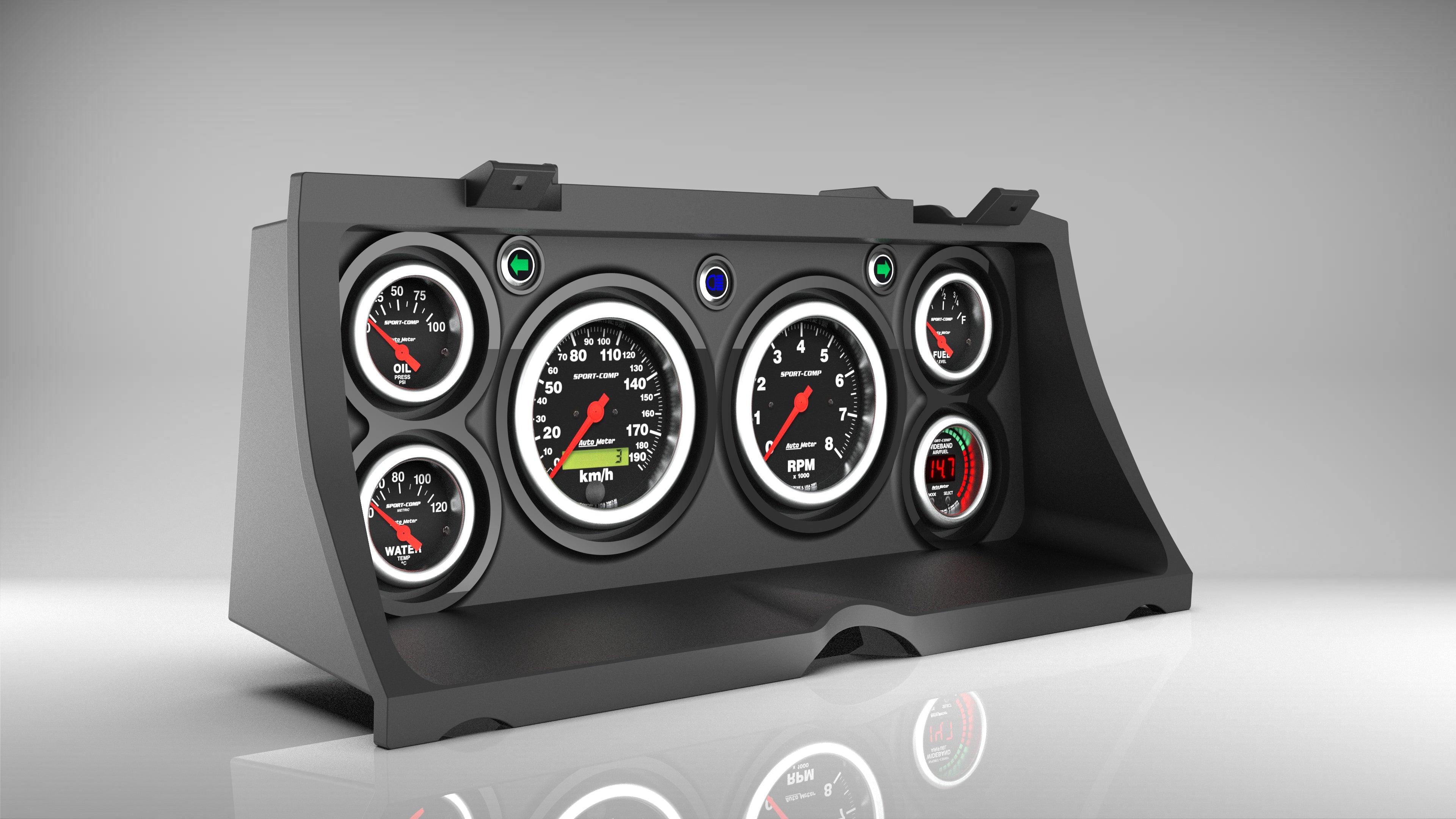 Ford XD/XE Falcon Dash Cluster - Digital