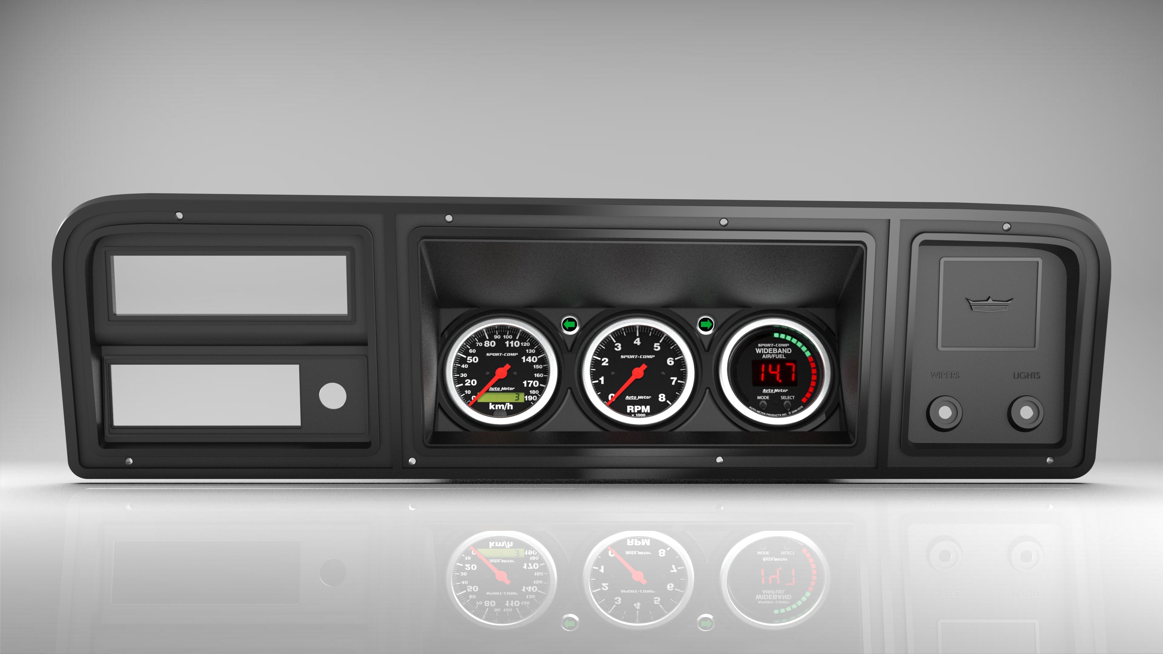 Ford 1973-79 F Series & 78-79 Bronco Dash Cluster - *COMPLETE FRONT AND REAR*
