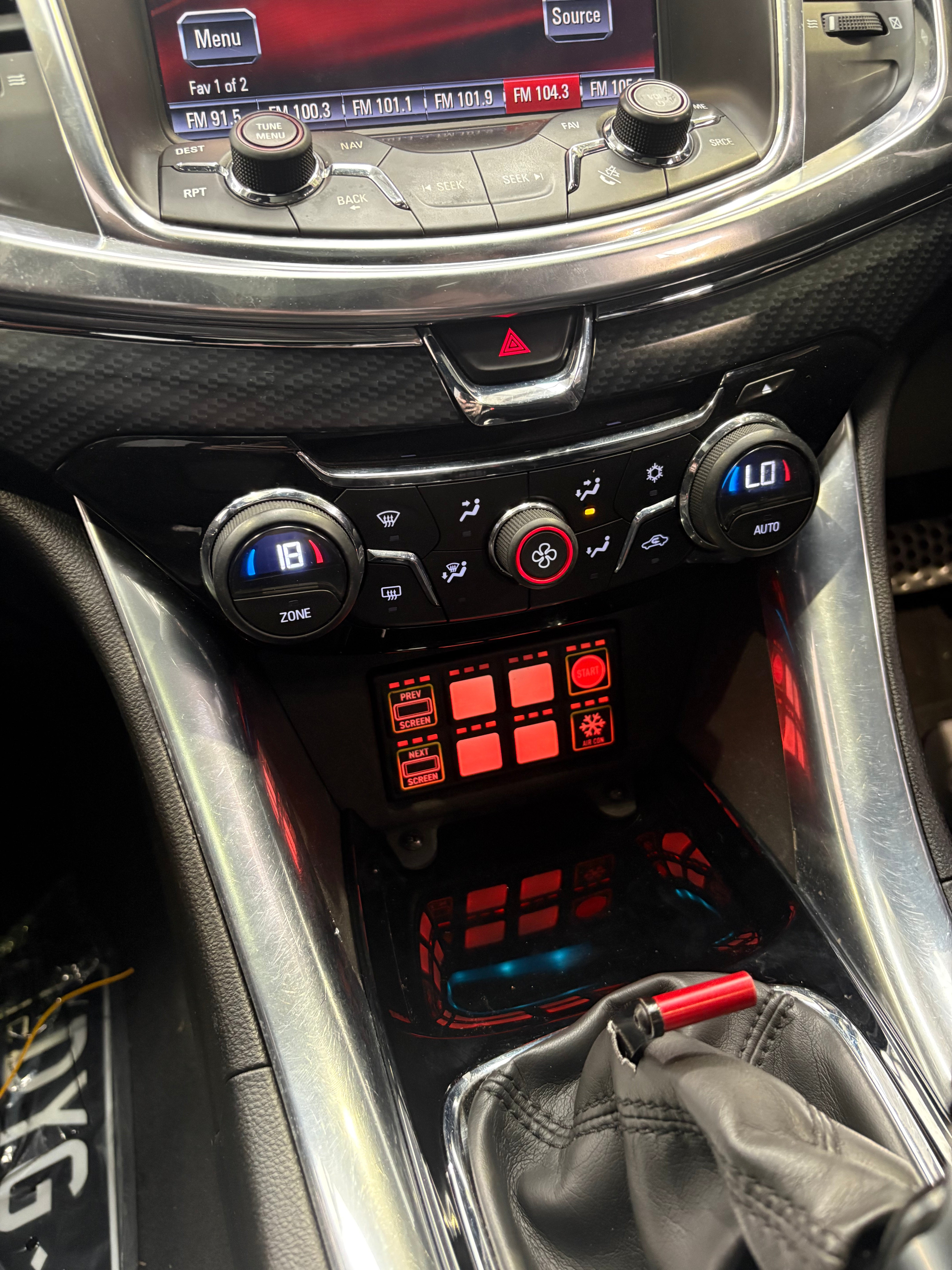 Holden VF HSV - Haltech 2×4 CAN Keypad Mount