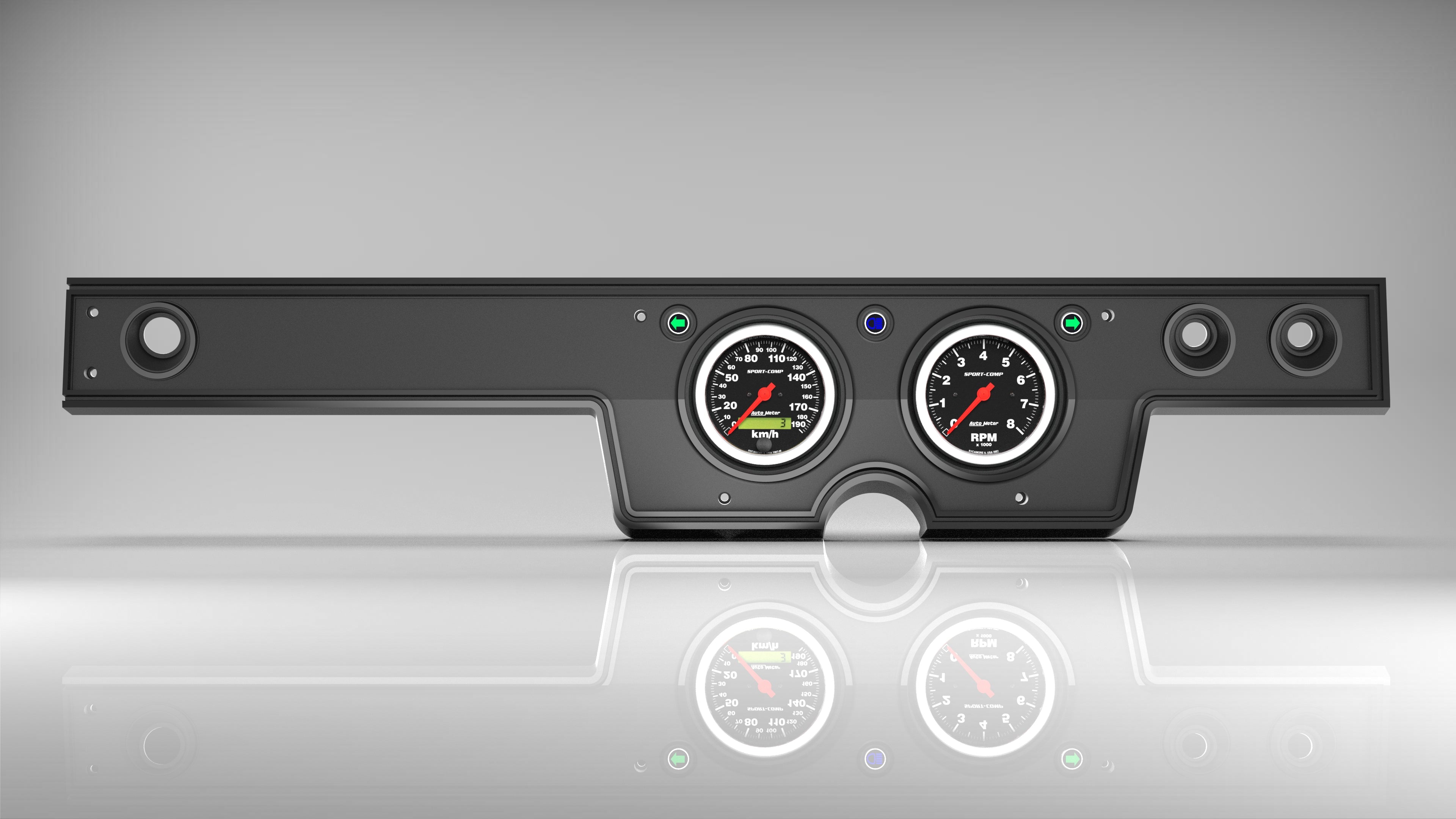 Chrysler VC Valiant Dash Cluster - Digital
