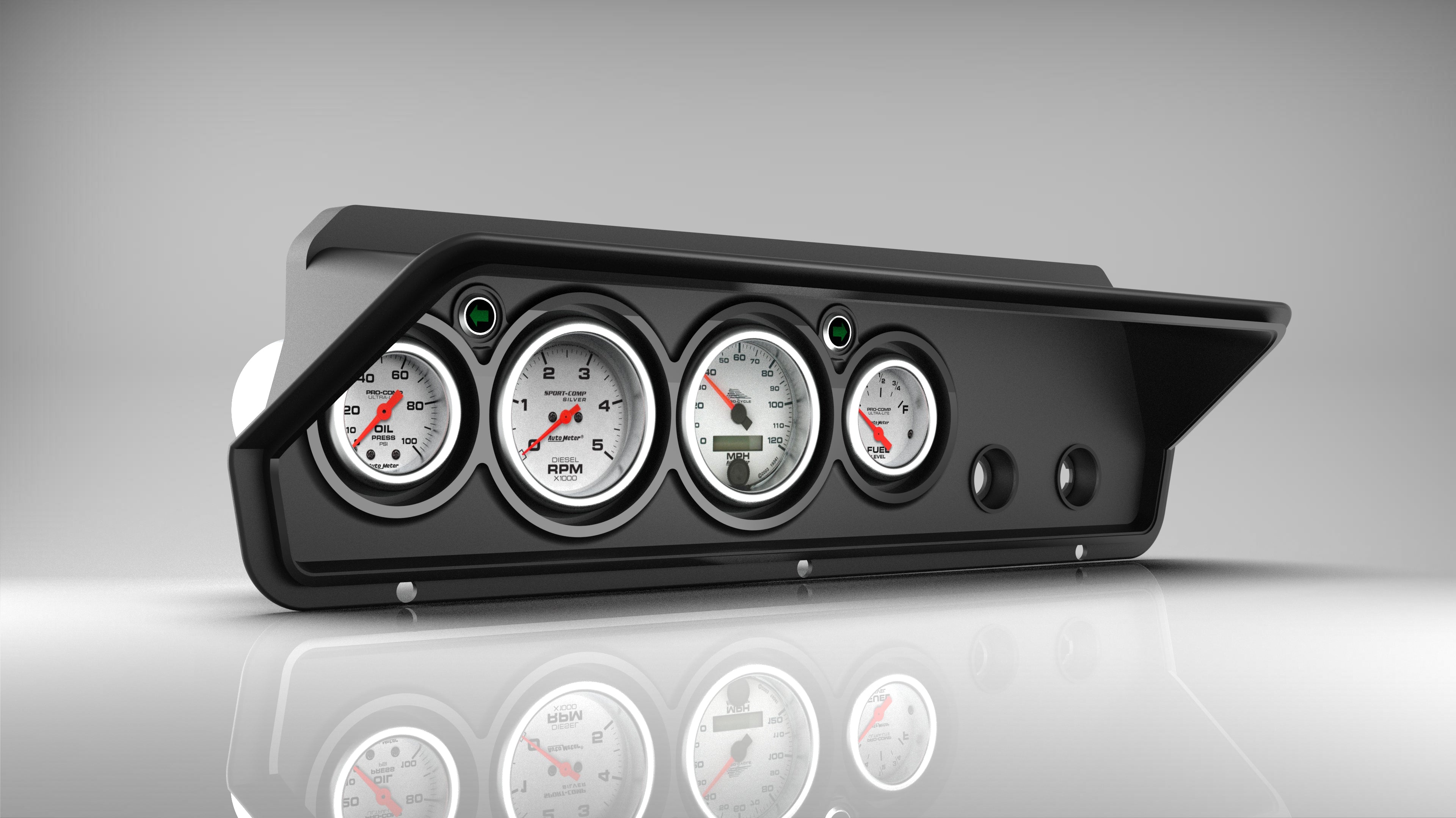 Chrysler VE/VF Valiant Dash Cluster - Digital