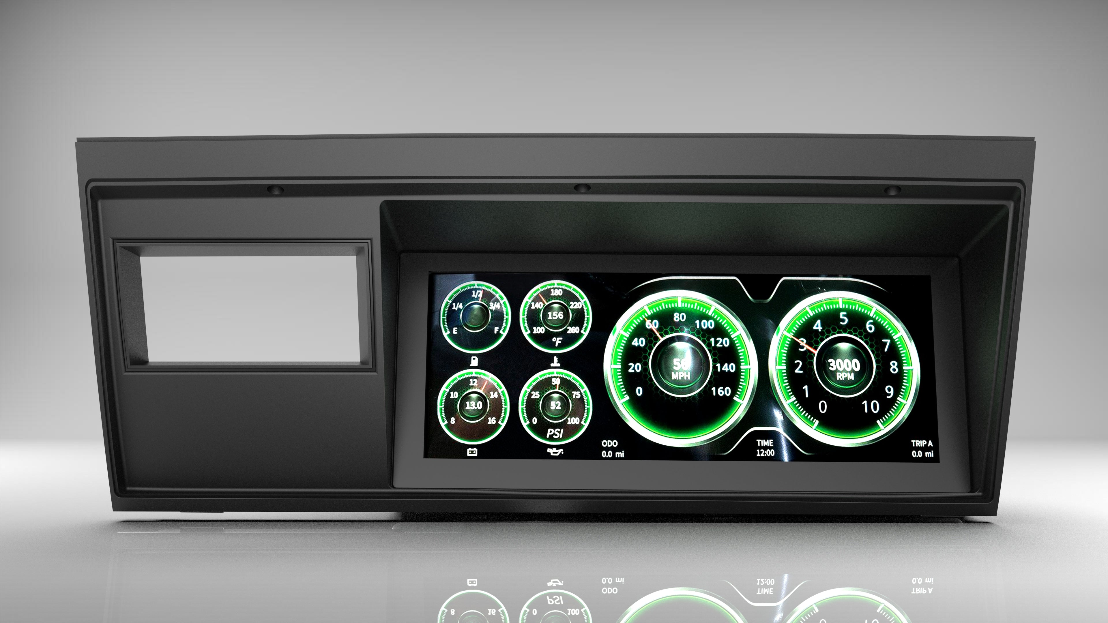 Ford XA/XB Falcon Dash Cluster - Digital