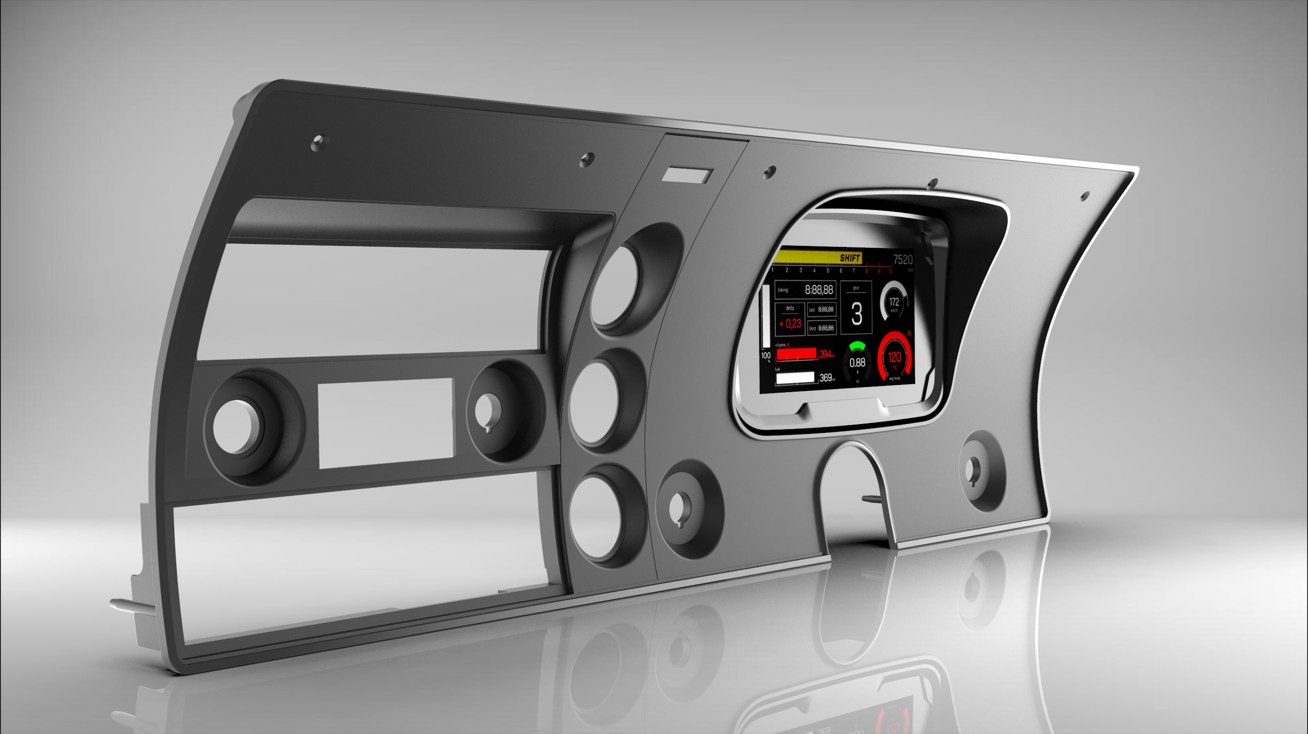 Ford XW/XY Dash Cluster - Digital